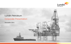 Lundin Petroleum Corporate Presentation November 2014