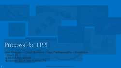 Proposal for LPPI