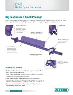 Big Features in a Small Package EZP-LS Limited Space Precleaner