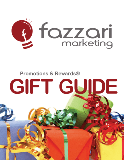 GIFT GUIDE Promotions &amp; Rewards®