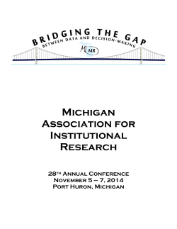 Michigan Association for Institutional Research