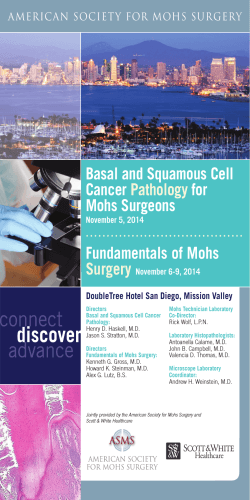 Basal and Squamous Cell Cancer for Mohs Surgeons