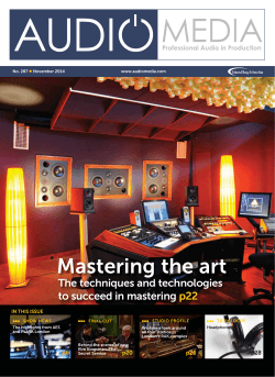 Mastering the art The techniques and technologies to succeed in mastering p22