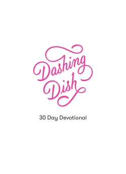 30 Day Devotional