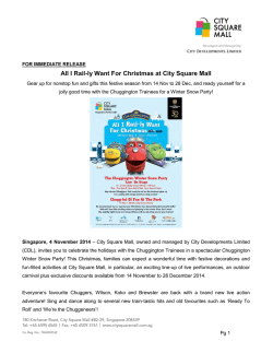 All I Rail-ly Want For Christmas at City Square Mall