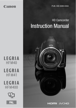 Y COP Instruction Manual HD Camcorder