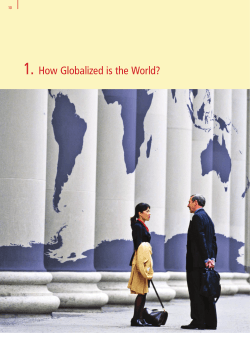 1. How Globalized is the World? 10 1. How Globalized is the World?