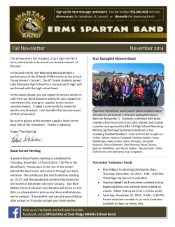 Star Spangled Honors Band