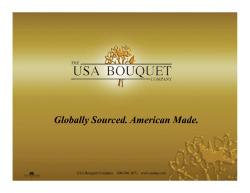 Globally Sourced. American Made.