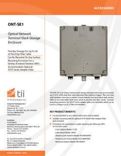 oNT-se1 Optical Network Terminal Slack Storage Enclosure