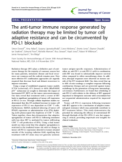 The anti-tumor immune response generated by