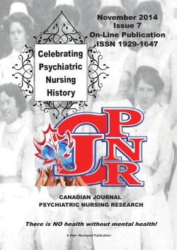 Celebrating Psychiatric Nursing History
