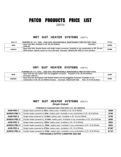 PATCO    PRODUCTS    PRICE  ... (2013)  WET    SUIT    HEATER  ...