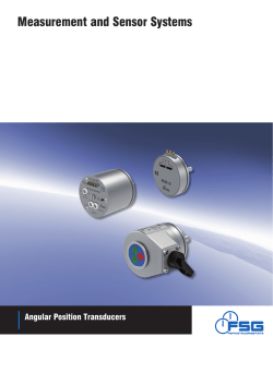 Measurement and Sensor Systems Angular Position Transducers