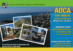 AOCA 19th ANNUAL Winter Conference REGISTER TODAY!