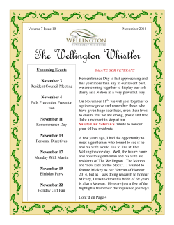 The Wellington Whistler