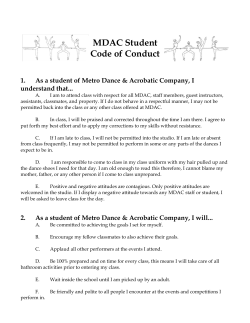 MDAC Student Code of Conduct  1.