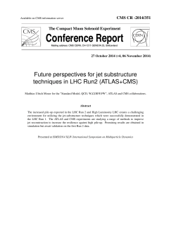 Conference Report Future perspectives for jet substructure techniques in LHC Run2 (ATLAS+CMS)
