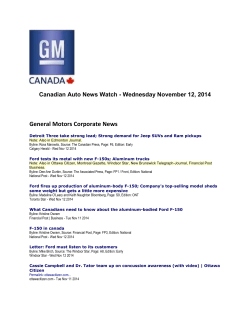 General Motors Corporate News