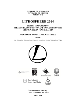 LITHOSPHERE 2014