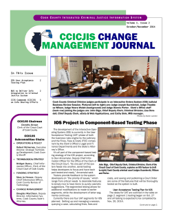 CCICJIS MANAGEMENT  CHANGE