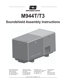 M944T/T3 Soundshield Assembly Instructions