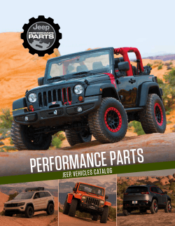 performance parts vehicles catalog jeep ®