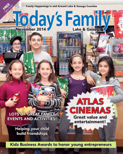 Todays Family ’ AtlAs CinemAs