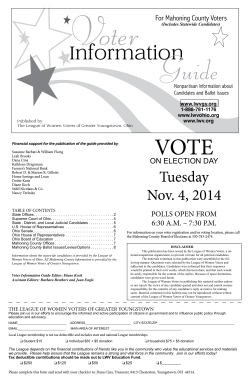 VOTE Tuesday ON ELECTION DAY