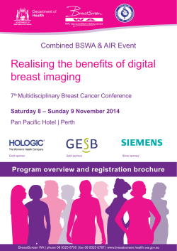 Realising the benefits of digital breast imaging Combined BSWA &amp; AIR Event