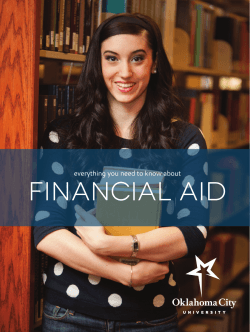 FINANCIAL AID everything you need to know about
