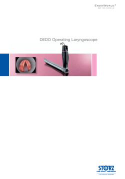 DEDo operating Laryngoscope
