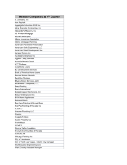 Member Companies as 4 Quarter
