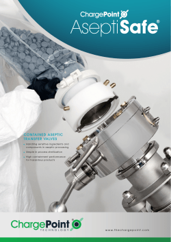 CONTAINED ASEPTIC TRANSFER VALVES