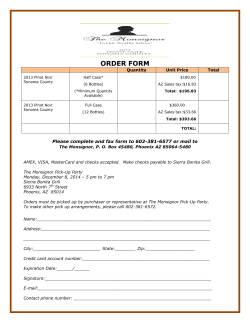 ORDER FORM Quantity Unit Price