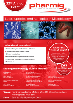 22 Annual Event Latest updates and hot topics in Microbiology