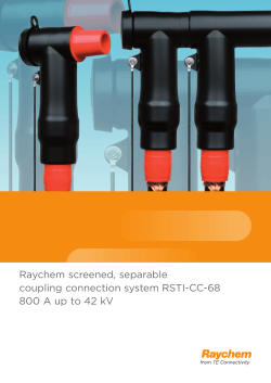 Raychem screened, separable coupling connection system RSTI-CC-68