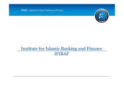 Institute for Islamic Banking and Finance IFIBAF