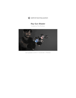 Ray Gun Blaster Created by Ruiz Brothers