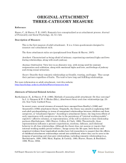 ORIGINAL ATTACHMENT THREE-CATEGORY MEASURE