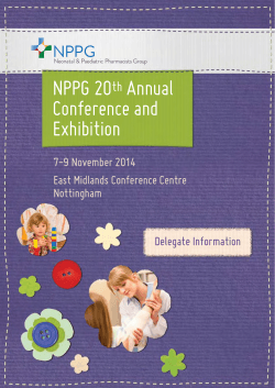 NPPG 20 Annual Conference and Exhibition