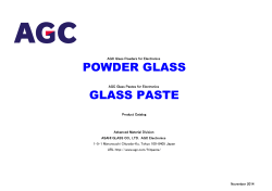 POWDER GLASS GLASS PASTE