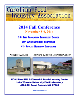 2014 Fall Conference  November 5-6, 2014 39