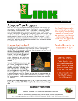 Adopt-a-Tree Program