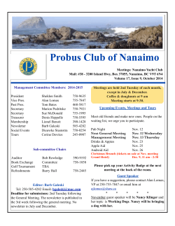 Probus Club of Nanaimo !