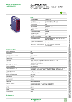 XUX2ARCNT16R Product datasheet 24..240VAC/DC - terminals