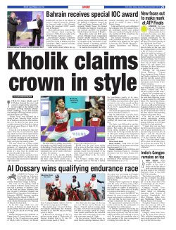 Kholik claims crown in style
