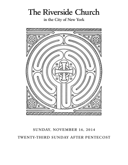 The Riverside Church in the City of New York