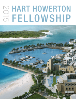FELLOWSHIP  HART HOWERTON 2015