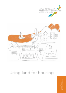 Using land for housing Issues Paper November 2014